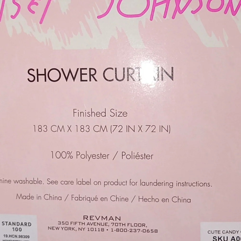 Betsey Johnson Candy Corn and Spider Shower Curtain